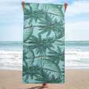 30" x 67" Sand Free Beach Towel, Quick Dry Bath Towel,Thin Lightweight Pool Towels, Swim BeachTowels for Women,Adults Travel Beach Accessories Vacation Essentials Gift (New Coconut Tree)
