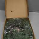 Real Touch Christmas Norfolk Pine Garland - 6ft Artificial Christmas Garland Fake Pine Needles Faux Green Garland for Fireplace,Table,Window,Stairs,Mante,Holiday Indoor Outdoor Xmas Decor(1PCS)