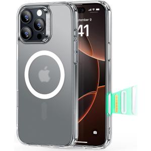 ESR for iPhone 16 Pro Max Case, Compatible with MagSafe, Shockproof Military-Grade tection, Magnetic iPhone Case for iPhone 16 Pro Max, Classic Hybrid Case (HaloLock), Frosted Clear