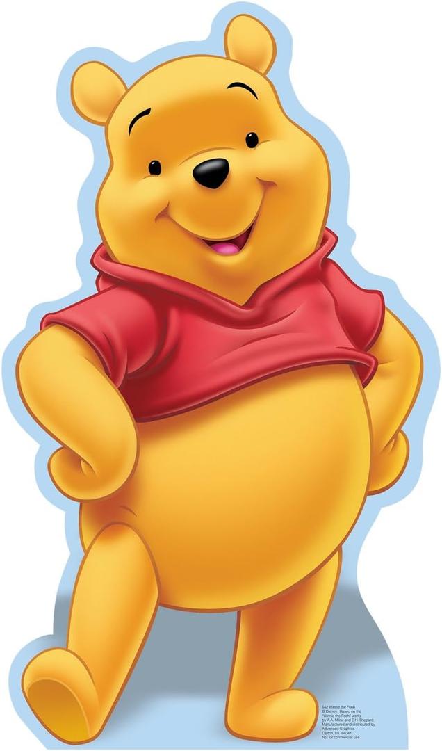 Cardboard People Winnie The Pooh Life Size Cardboard Cutout Standup - Disney's Winnie The Pooh, One Size