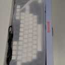 Redragon K746 Wireless Mechanical Keyboard with TFT Screen and Knob, Gasket Gaming Keyboard in TKL Layout, Hot swap Pre-Lubed Switches, RGB Backlight, for PC/Mac (Black&White)