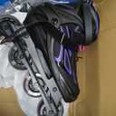2PM SPORTS Vinal Girls Adjustable Flashing Inline Skates, All Wheels Light Up, Fun Illuminating Skates for Kids Men Adult Women and Boys XL