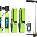 Diving Tank with DOT Certification Reusable Scuba 0.5L Pony Bottle Support Dive Time Diving Cylinder Suitable for Underwater Work/Underwater Recreation