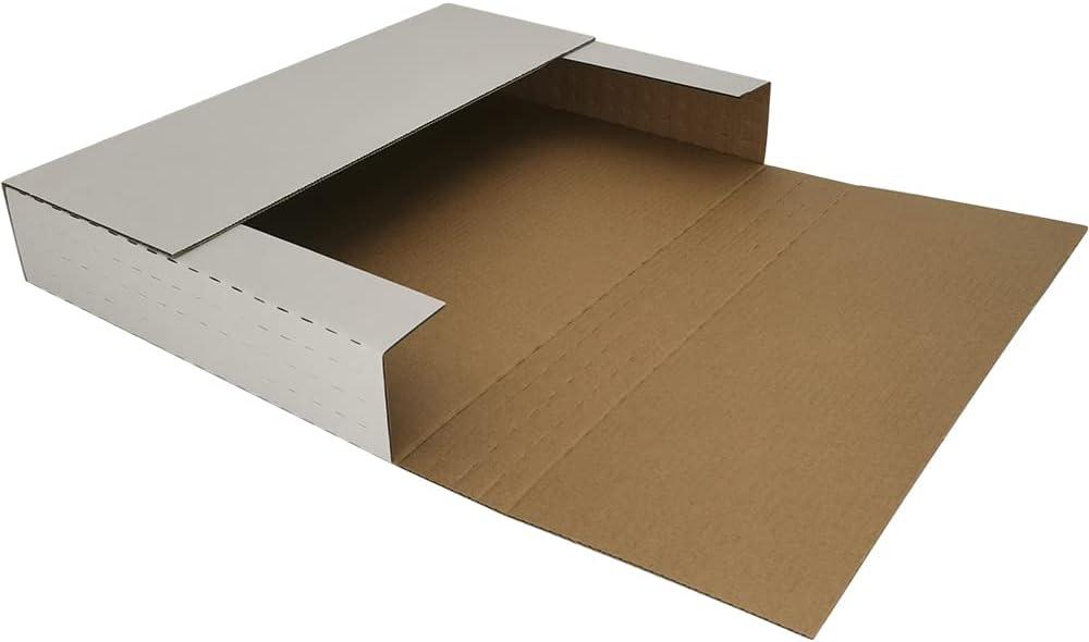 ROTCH 200 Pack 11.125x8.625x2'' Small Shipping Boxes, White