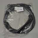 2PCS 2.62Ft Adjustable Automotive Weather Stripping Door Seal,Open-end Car Door Weather Stripping with Upgraded U-Shaped Fixing Steel Strip & Bayonet,Thickened Car Rubber Edge Trim