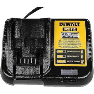 DEWALT 20V MAX Battery Charger (DCB112) And Storage Bag