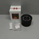 BOHOFAM Aroma Essential Oil Diffuser 360 ML,Volcano and Flame Diffuser/Humidifier,give1.76 oz Hotel Collection Essential Oils,Blue/red Light Selection,Diffusers for Home,Large Room(Black Cracks)