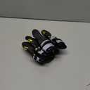 QUMY Dog Shoes for Large Dogs, Medium Dog Boots & Paw Protectors for Winter Snowy Day, Summer Hot Pavement, Water-Resistant in Rainy Weather, Outdoor Walking, Indoor Hardfloors Skid-Resistant Sole (Size 5: 2.4''x2.8''(W*L) (Pack of 4))