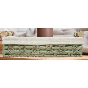 Storage Basket Wicker Baskets for Organizing with Handle Decorative Storage Bins for Countertop Toilet Paper Storage Basket for Toilet Tank Top Small Basket