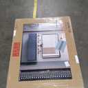 LOAAO 40X30 Inch Black Metal Framed Bathroom Mirror for Wall, Matte Black Bathroom Vanity Mirror Farmhouse, Large Rounded Rectangle Mirror, Anti-Rust, Tempered Glass, Hangs Horizontally or Vertically