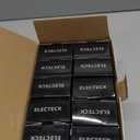 ELECTECK 10 Pack GFCI Outlets 15 Amp, Non-Tamper Resistant, Decor GFI Receptacles with LED Indicator, Ground Fault Circuit Interrupter, Wallplate Included, ETL Listed, White