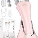 Electric Shaver Women Rechargeable Razor Ladies Shaver,Lady Razor for Legs,Arm,Underarm,Bikini,USB Rechargeable Razor Wet&Dry Cordless for Woman (Pink)