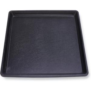 2 Pack 17'' x 17'' Portable AC Drip Pan & Mini Fridge Drip Pan - Leak-Proof Oil Drain Pan for Changing Oil, Multi-Purpose Tray, 17 X 17 X 1.5 Inch