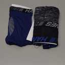 Hanes Total Support Pouch Men's Boxer Briefs Pack, Anti-Chafing, Moisture-Wicking Underwear with Cooling 2 XL,, Blue/Grey/Black