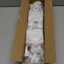 ENJOYBASICS 2 Pack Adjustable Spring Tension Curtain Rods 32 to 66 Inches, Stainless Steel White Shower Rod No Drilling for Window, Bathroom, Closet, Room Divider, 7/8" Diameter