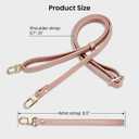 ORNARTO Magnetic Detachable Wallet Case for iPhone 16 Pro Max, [Compatible with MagSafe], Crossbody Wallet Case with Card Holder Wrist Strap, RFID Blocking PU Leather Wallet Phone Cover 6.9", Pink