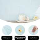 Lovdeco Soft Blue Glass Subway Tile, Glass for Bathroom Kitchen Shower Backsplash Wall, 4 x 12 Inches, 4 Sq.Ft.