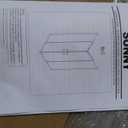 ENSO SENKA Corner Shower Enclosure 34" D X 34" W X72" H Shower Stall for Walk in showering, 1/4" Thick Clear SGCC Tempered Glass Sliding Shower Door, Matte Black (Shower Base Not Included)
