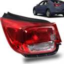 Lochnchn Tail Light Compatible with 2013 2014 2015 Chevy Malibu LT LS Eco 2016 Limited Rear Taillight Assembly Brake Lamp Left Driver Side Replace 23294318