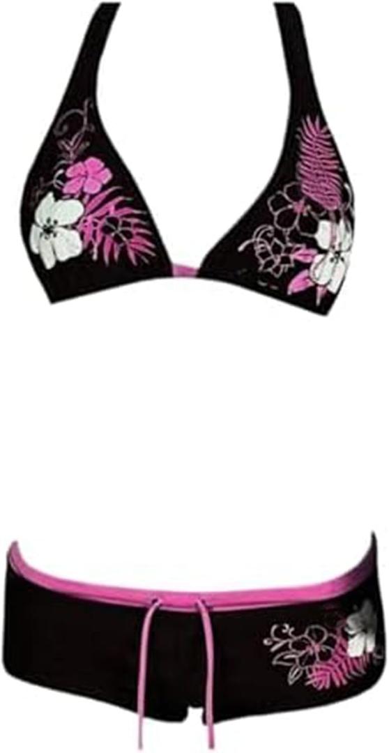 2 Piece Y2k Halter Bikini Sets Women Sexy Swimsuit Beach Sets Cute Summer Going Out Outfits 2025 Vacation 2000s (Black, S)