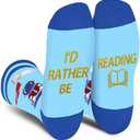 AGRIMONY I'd Rather Be Funny Socks- Novelty Cool Socks for Men Women Teen- Fathers Christmas Birthday Gifts Stocking Stuffers Pack of 2