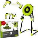 Play Platoon Kids Axe Throwing Game for Backyard, Ax Throwing Game Set for Adults and Kids - 3 Plastic Toy Hatchets, Ninja Stars, and Darts, Bristle Dart Board Indoor Outdoor Fun