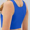 Sascina Girl Bras 10-12 Years Old Seamless First Bra Girls Sports Bras Longline Crop Bra - No Pads, Chest Double Lined