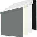 Blackout Roller Shades Cordless for Windows,100% Room Darkening Window Blinds for Bedroom,Thermal Insulated UV Protection,Easy Install Pull Down Shades for Home,21" w x 72" h,Grey