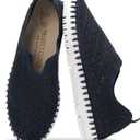 Project Cloud Womens Shoes - Lightweight Summer Loafers for Women with Memory Foam Insole - Breathable Womens Loafers - Perfect Summer Shoes for Women 2025 (Rose, Navy, 11)