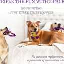Frienhund Tough Dog Toys for Aggressive Chewers 3 Pack, Indestructible Dog Toys for Large Dogs, Dog Chew Toys, Aggressive Chew Toys to Keep Them Busy, Dog Bones for 30-75lbs Medium/Large Breeds