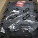 EKR Custom Fit Tacoma Car Seat Covers for Select Toyota Tacoma (Petrol) 2024 2025 2026 Double cab SR,SR5,TRD Sport,TRD Off-Road,Limited -Full Set,Leather(Black)