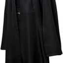 GraduationMall Men Hooded Cloak Black Sith Robe Halloween Cosplay Costume for Wizard Darth Sidious Death Eater (Small)