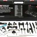 OEMTOOLS 27404 Engine Timing Tool Set for VAG, 37 Piece Engine Timing Locking Tool Kit, for VW and Audi, Timing Tool Kit with Belt Tensioner Tool, Cam Pulley Holder, Camshaft Adjuster