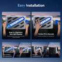 YONZEE Screen Protector for Tesla Model 3 Highland & Model Y Juniper 20242026, HD Tempered Glass Front & Rear Screen Protectors with Alignment Kit, 9H Hardness, Anti-Scratch, Crystal Clear Display