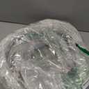 Christmas Garland with Lights, 6FT Artificial Light Green Snowflake Garland Decorations with Red Berries Pine Cones, Lighted Christmas Garland for Home Winter Fireplace Door Stairs Decorations