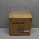 Wire Hanging Storage Basket 2 Packs, Wall Mounted Kitchen Bathroom Storage Basket, Home Multi-Functional, no Punching, Bearing Strong, Suitable for Home, Office,Chrome