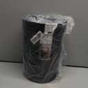 JiatuA Small Trash Can Plastic Wastebasket Round Garbage Container Bin for Bathroom, Kitchen, Bedroom, Home Office, College Dorm, Black 2 Pack (1.8 Gallons, 2 Pack)