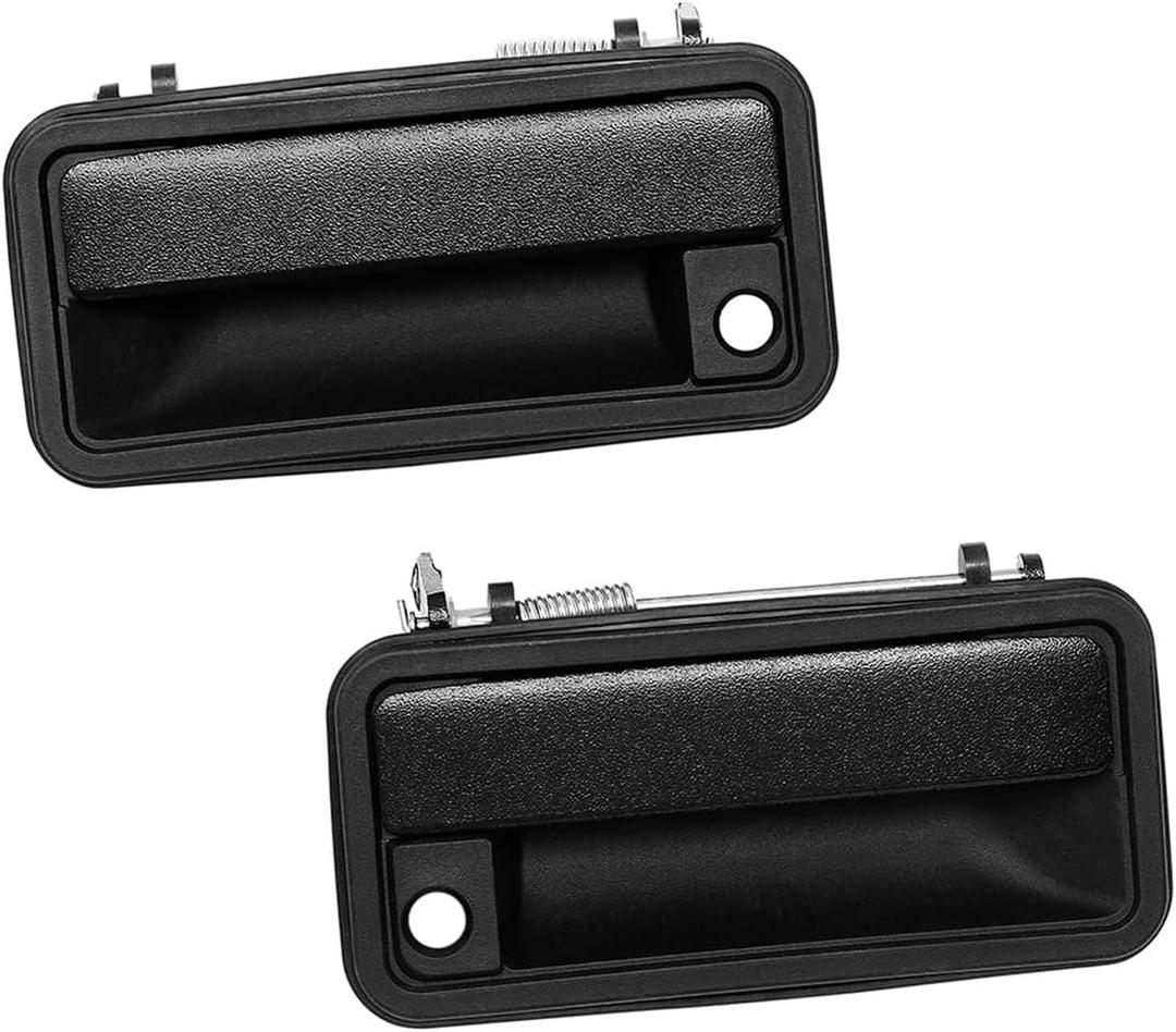 Metal Exterior Door Handle, Compatible with 1988-2001 Chevy K1500 K2500 K3500 C1500 C2500 C3500, GMC C/K 1500 2500 3500 Pickup Suburban, Tahoe, Yukon, Cadillac, Outside Front Right & Left, Metal Lever