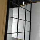 Suidia Wall Mirror, 30" x 40" Window Decorative Mirrors, Metal Framed Wall Decor Wall-Mounted Mirrors for Bedroom, Living Room, Entryway, Black