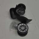 1 Pair Luggage Wheels - 360 Swivel Replacement Caster Wheels, Left & Right Wheels with Screw for Suitcase