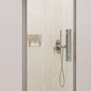 OVE Decors Chrome Shower Door Hardware Kit