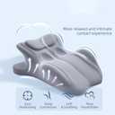 27 Degree Couples Pillow for Couples Sweet Spot Intimacy Pillows, Black, Memory Foam