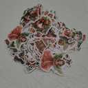 100 Pcs Vintage Christmas Stickers,Vintage Santa Stickers Winter Holiday Decals for Scrapbook Junk Journal Bullet Collage DIY Crafts,Christmas New Year Decor, DIY Crafts, Laptop, Water Bottle