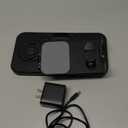 30W Tablet Wireless Charger for Samsung, Foldable Android Charging Station with Clock Display with 7-Color Light, Wireless Watch Charger for S25, Only Compatible Samsung Watch,Galaxy Buds3 Pro(Black