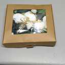 Serwalin Artificial Flowers Green Real Looking Fake Roses Silk Flowers with Stems for DIY Wedding Bouquets Out/Indoor Centerpieces Flowers Decor Arrangements Party Baby Shower Home Cake Decor  A Emerald Green, 1 Box