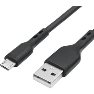 Micro USB Cable 4FT, USB 2.0 A Male to Micro Male Charging and Data Transfer Cord for Smart Phone, Tablet and Other Devices With Micro Port, Pack of 2