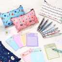 20 Pcs Nurse Practitioner Gifts for Women Nurse Makeup Bags Cosmetic Bag Nursing Supplies 3x4 Funny Sticky Notes Floral to Do List Notepads and Ballpoint Pens Office Supplies for Nurse