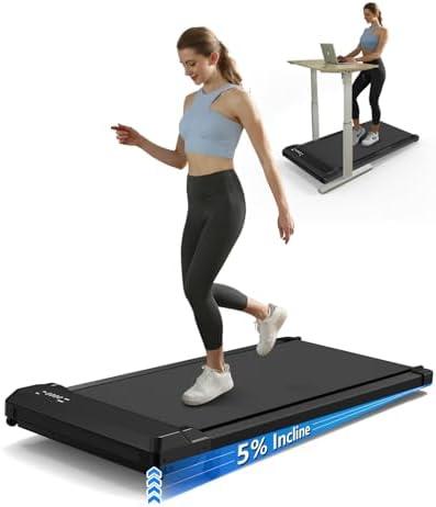 3-in-1 Walking Pad with Incline,2.5 HP Under Desk Treadmill for Home Office,265 LBS Compact Walking Treadmill with LED Display,No Assembly