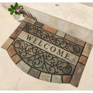 Welcome Door Mats 24"x36" Heavy Duty Front Door Mat Outdoor Large Doormats with Non-Slip Rubber Backing Outdoor Welcome Mats for Front Door Entryway,Garage,Patio,High Traffic Area