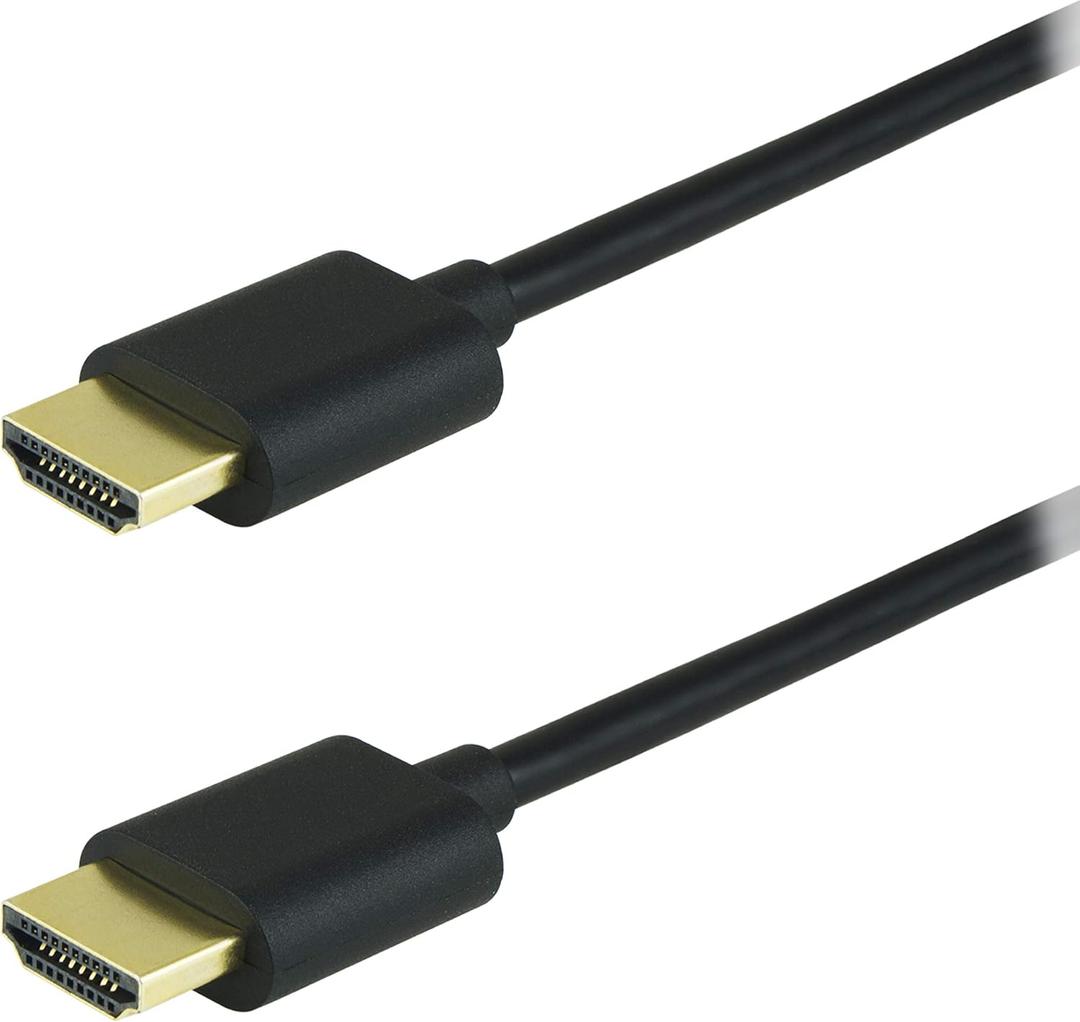 GE HDMI Cable Kit, 6ft. HDMI Cable with Mini HDMI Adapter and Micro HDMI Adapter, High Speed with Ethernet, Gold Connectors - Bl
